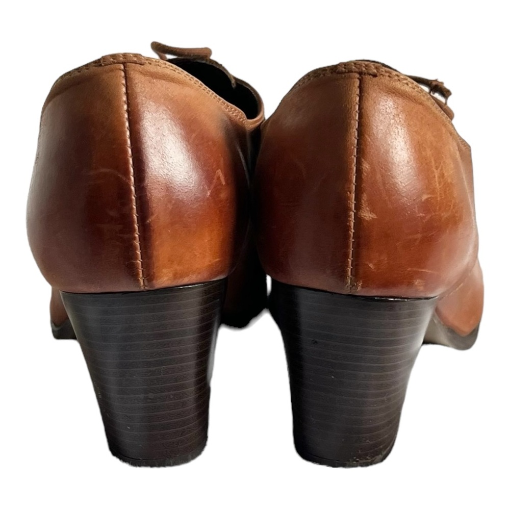 Brown Leather Ankle Boots - Picture 8 of 12